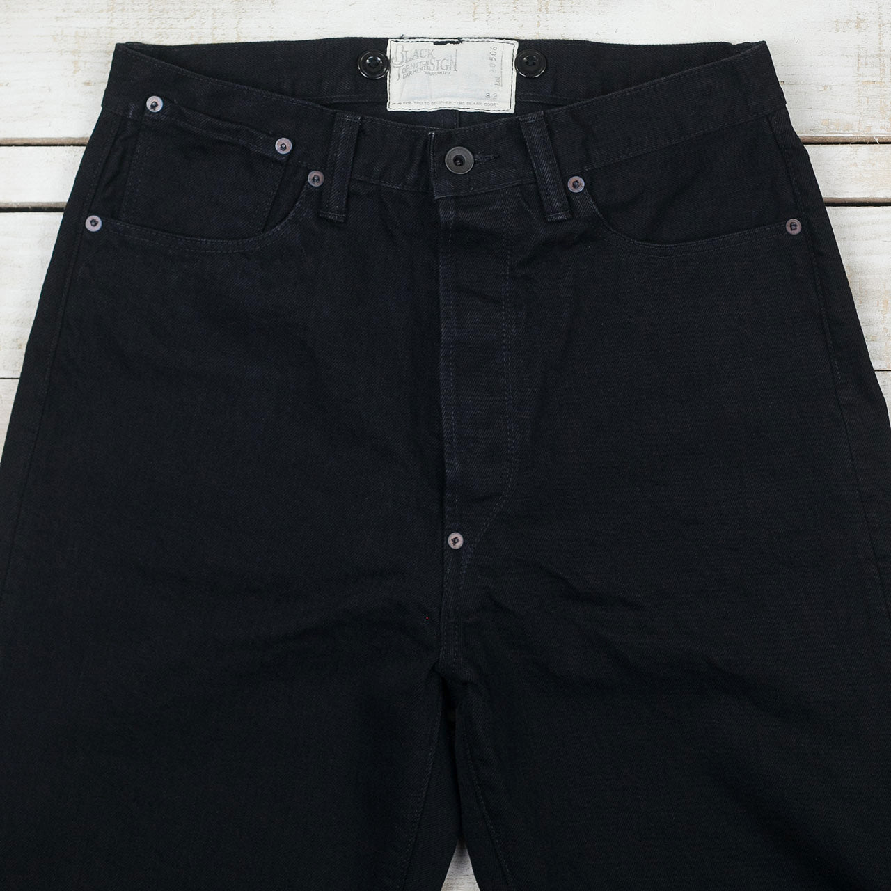 15oz Black Denim Vocalion