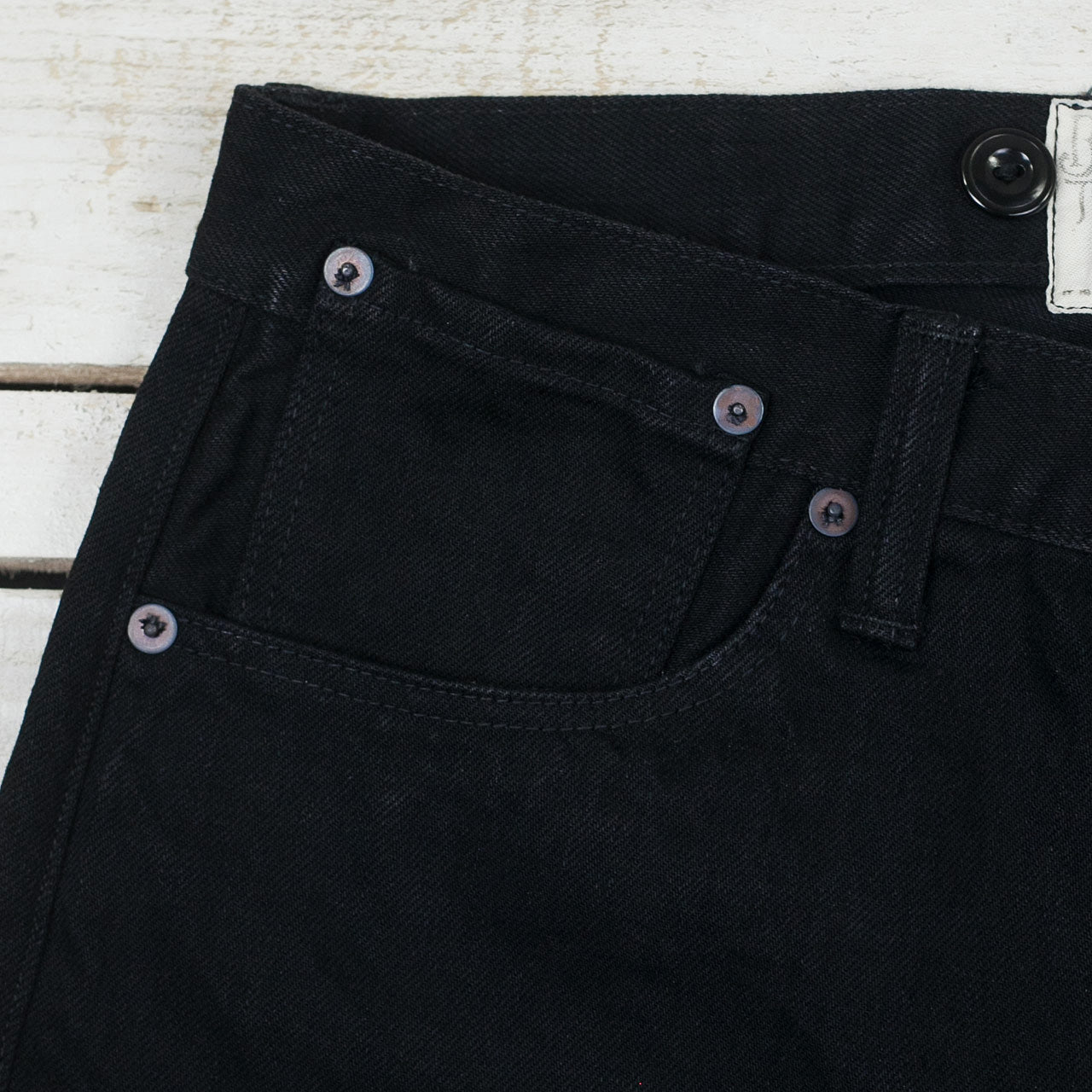 15oz Black Denim Vocalion