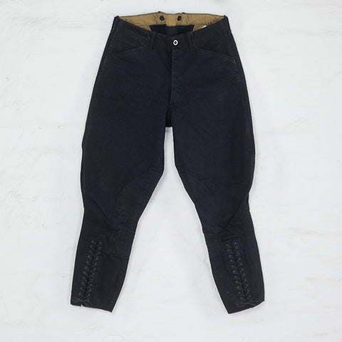 15 oz. Black Denim Breeches