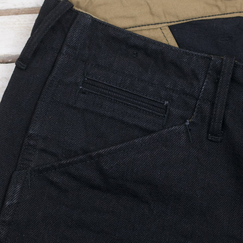 15 oz. Black Denim Breeches