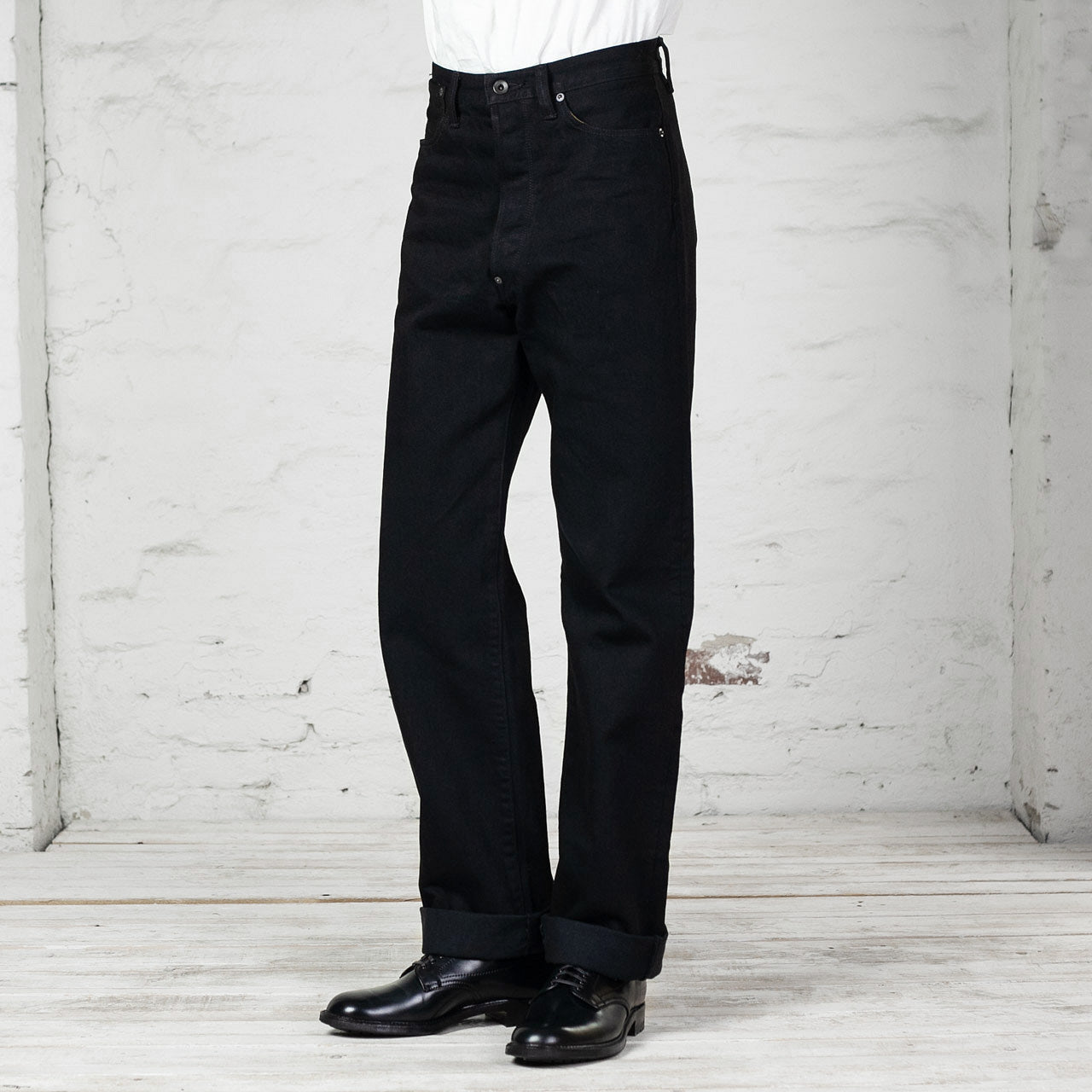 15oz Black Denim Vocalion