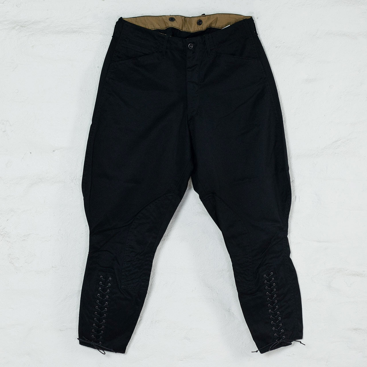 Black Chino Breeches