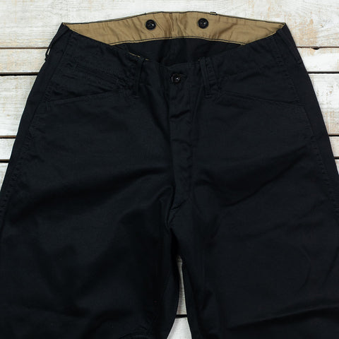 Black Chino Breeches