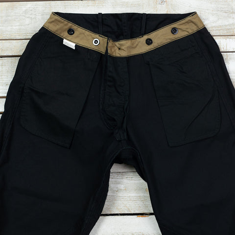 Black Chino Breeches