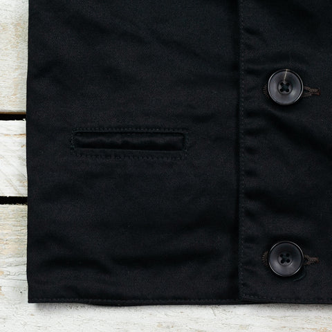 Black Chino Swindler Vest