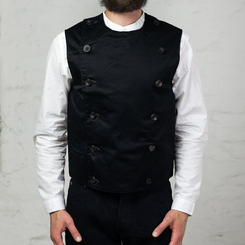 Black Chino Swindler Vest