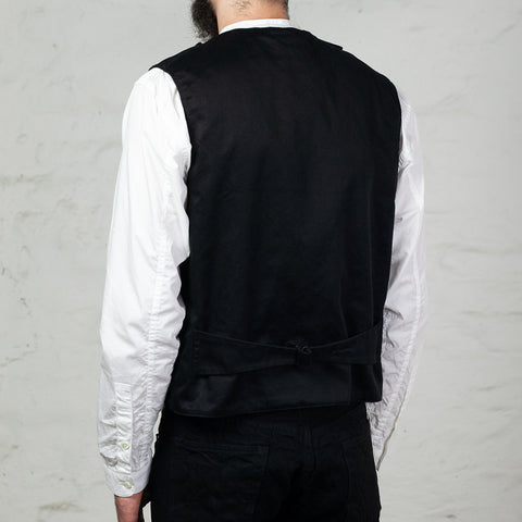 Black Chino Swindler Vest