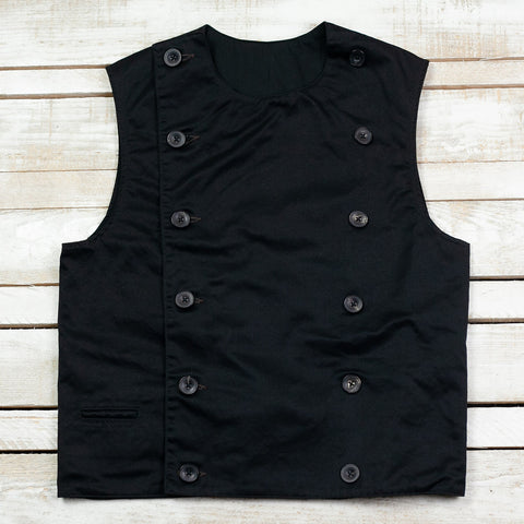 Black Chino Swindler Vest