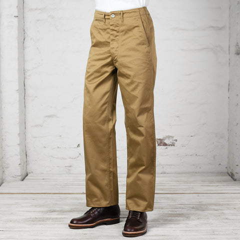 Khaki Chino Trousers Type-2