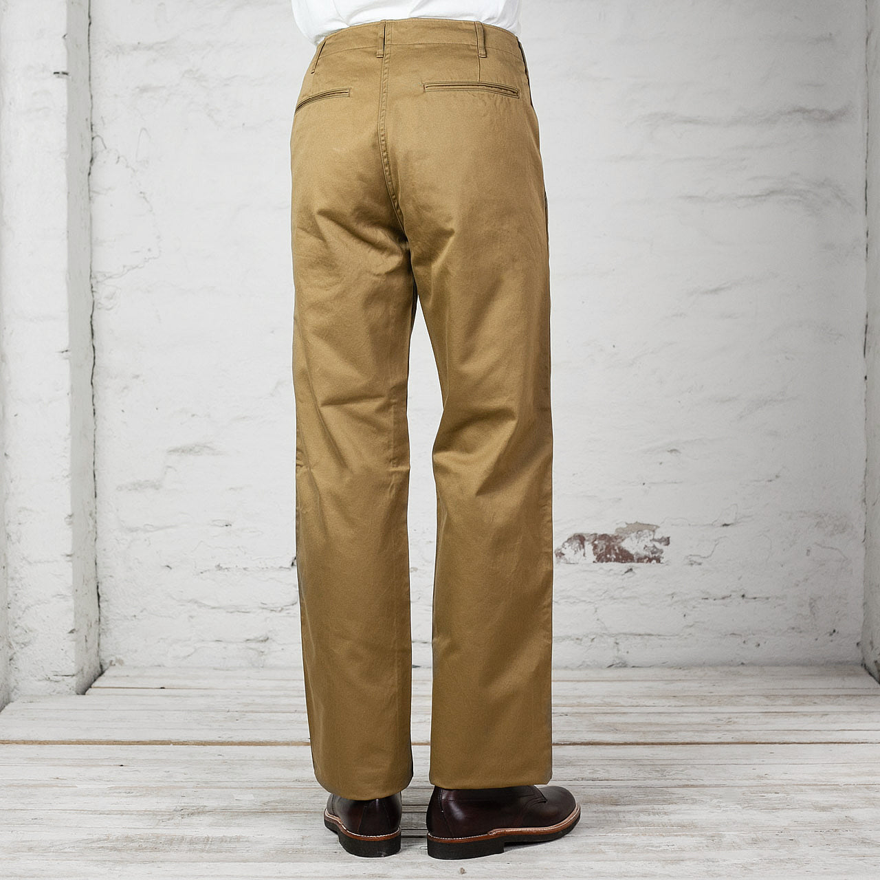 Khaki Chino Trousers Type-2