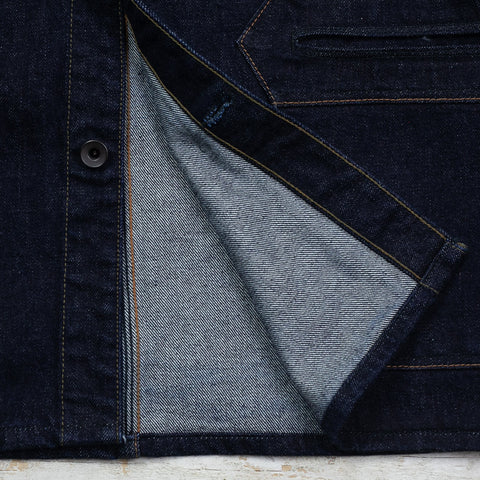 15 oz. Denim Delta Jacket Dark Indigo