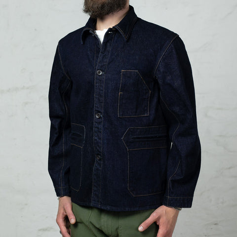 15 oz. Denim Delta Jacket Dark Indigo