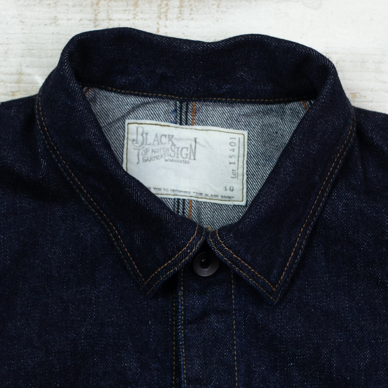 15oz Denim Delta Jacket Dark Indigo