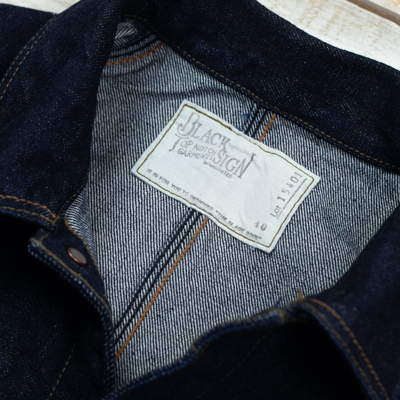 15oz Denim Delta Jacket Dark Indigo