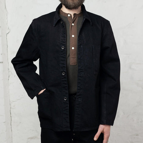 15 oz. Black Denim Delta Jacket