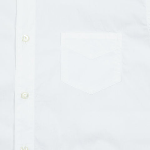 Band Collar Immigrant Shirt White