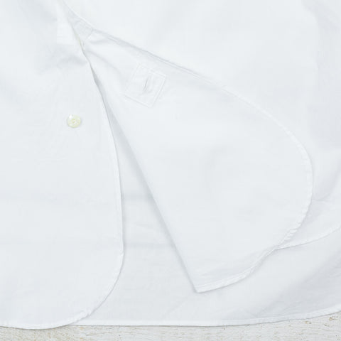 Band Collar Immigrant Shirt White