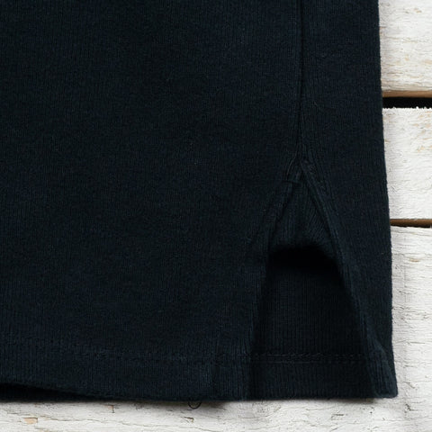 Henley Neck Amish Under Wear Black