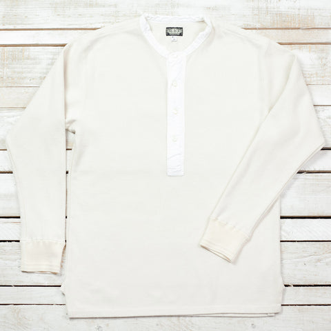 Henley Neck Amish Under Wear Beige