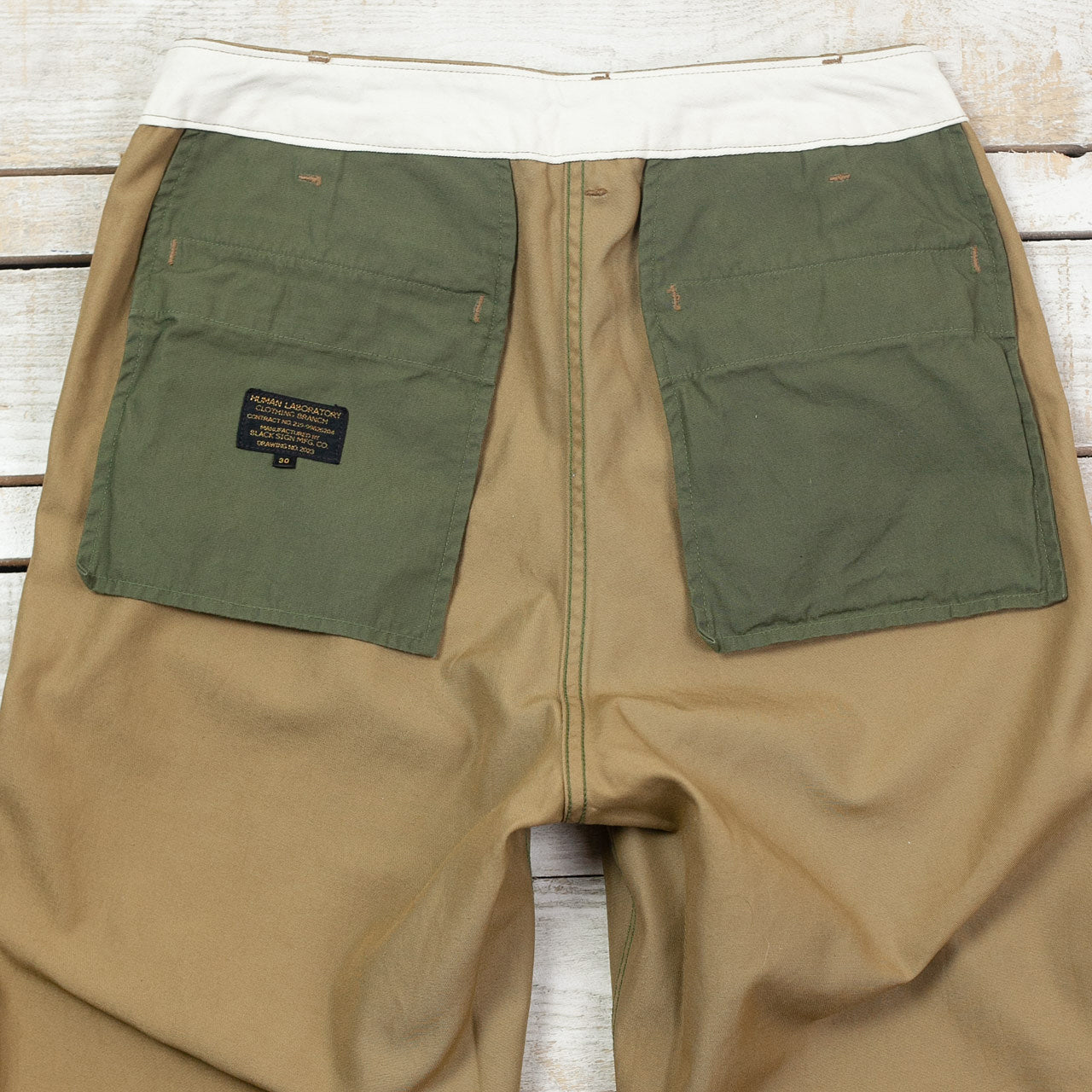 Khaki Chino Trousers Type-2