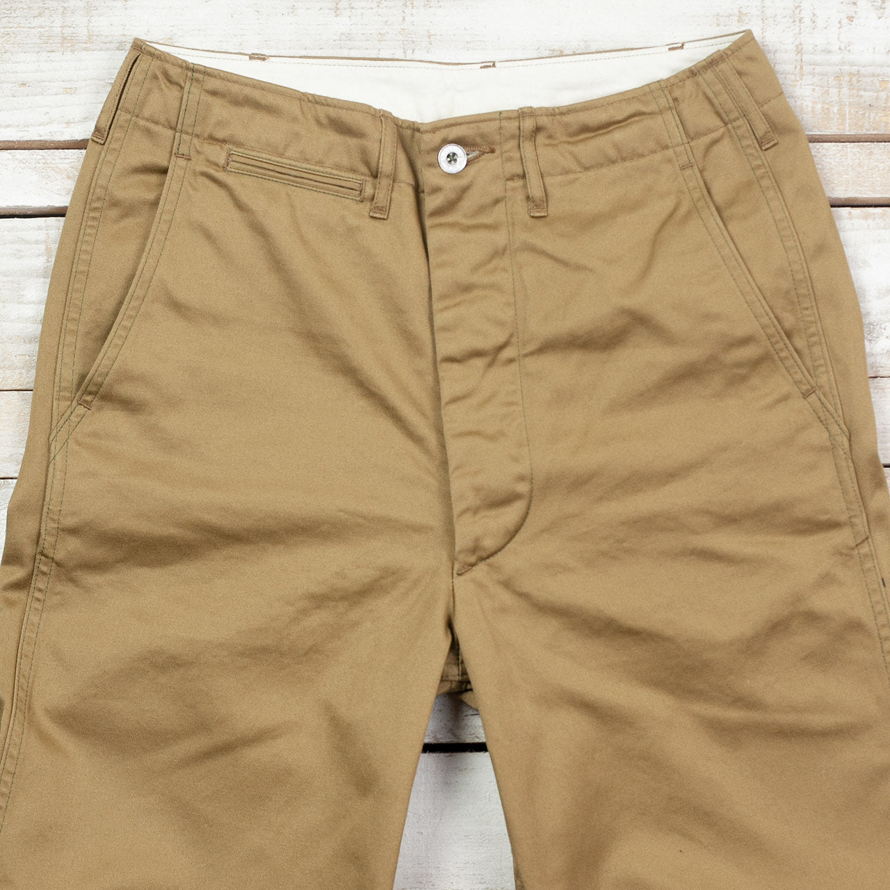 Khaki Chino Trousers Type-2