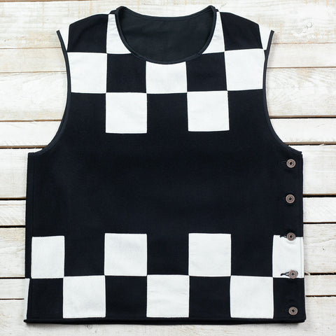 2 Way Race Truck Vest Kariert