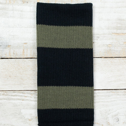 Wide Border BS Fit Boot Socks Grün