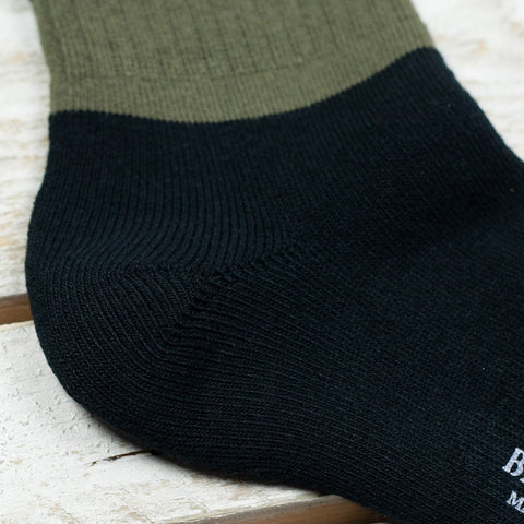 Wide Border BS Fit Boot Socks Grün