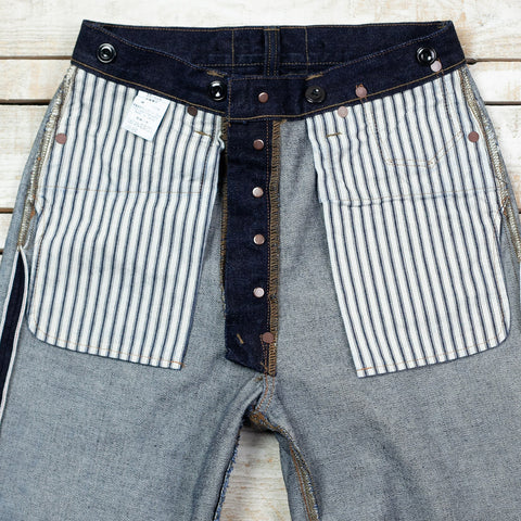 Vocalion Waist-Overalls Dark Indigo