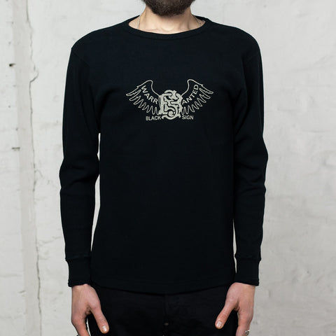 Wing Crew Neck Amish Under Wear Black