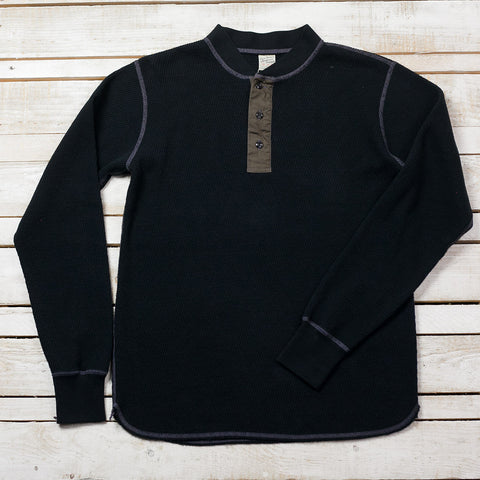 Thermal Henley L/S Black