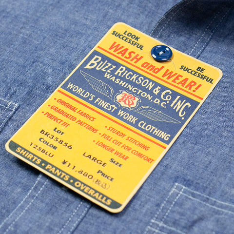 Chambray Work Shirt Kurzarm