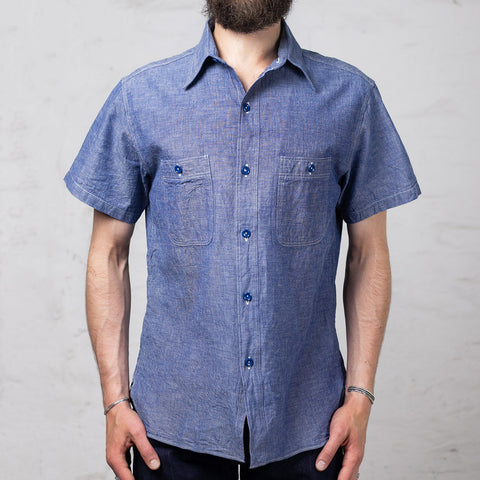 Chambray Work Shirt Kurzarm