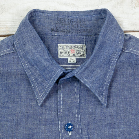 Chambray Work Shirt Kurzarm