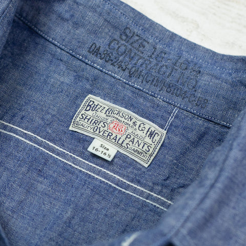 Chambray Work Shirt Kurzarm