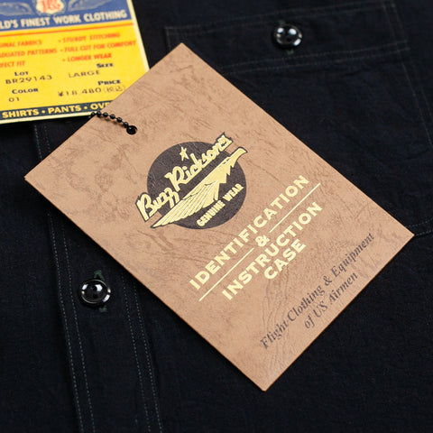 William Gibson Chambray Work Shirt Black