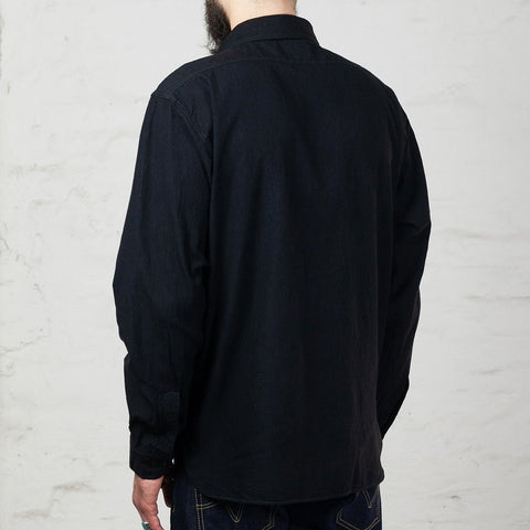 William Gibson Chambray Work Shirt Black