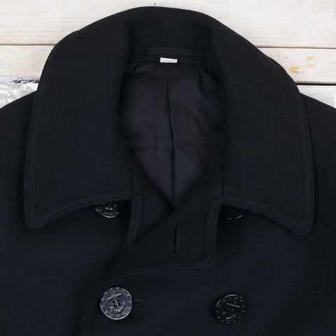 William Gibson U.S. Navy Pea Coat Black