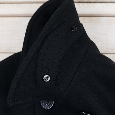 William Gibson U.S. Navy Pea Coat Black