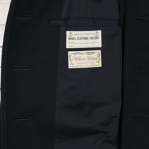 William Gibson U.S. Navy Pea Coat Black