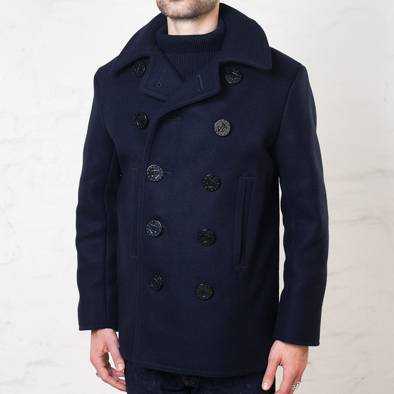 BR11554 US Navy Pea-Coat Navy