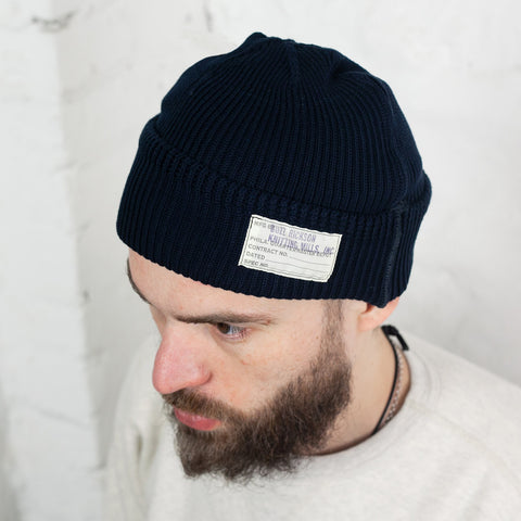 Watch Cap Cotton Navy