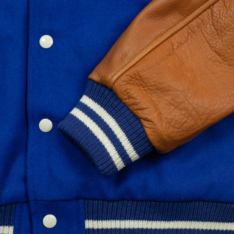 Varsity Jacke Royal / Rust