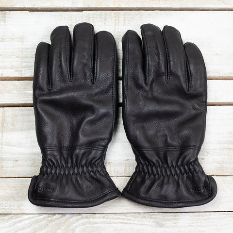 Deerskin Winter Handschuhe Schwarz