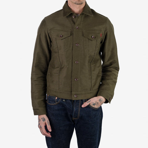 IHJ-126-ODG 12 oz. Whipcord Type III Jacket Olive