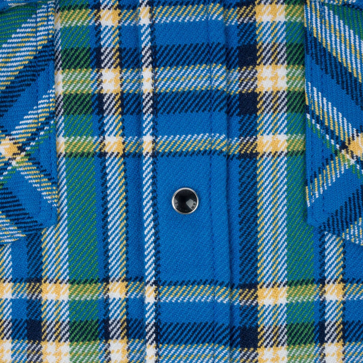 IHSH-370 Western Shirt Tartan Check Blau