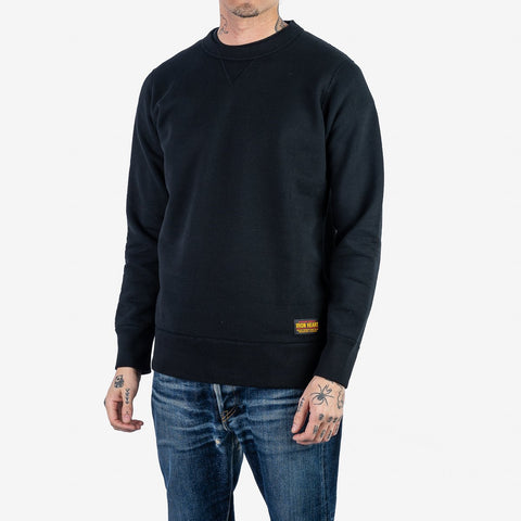 IHSW-69L-BLK 14oz Ultra Heavy Crew Neck Sweat Schwarz