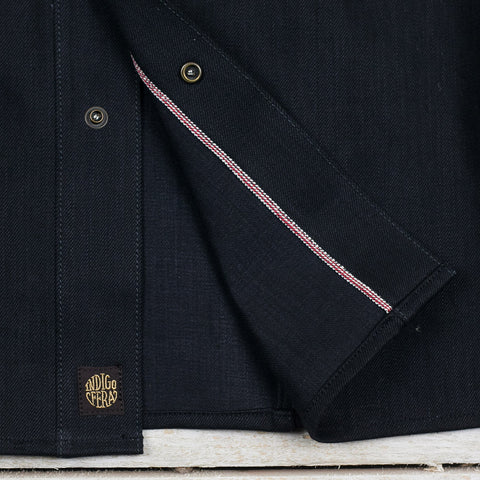 Copeland Shirt Gunpowder Black Selvedge