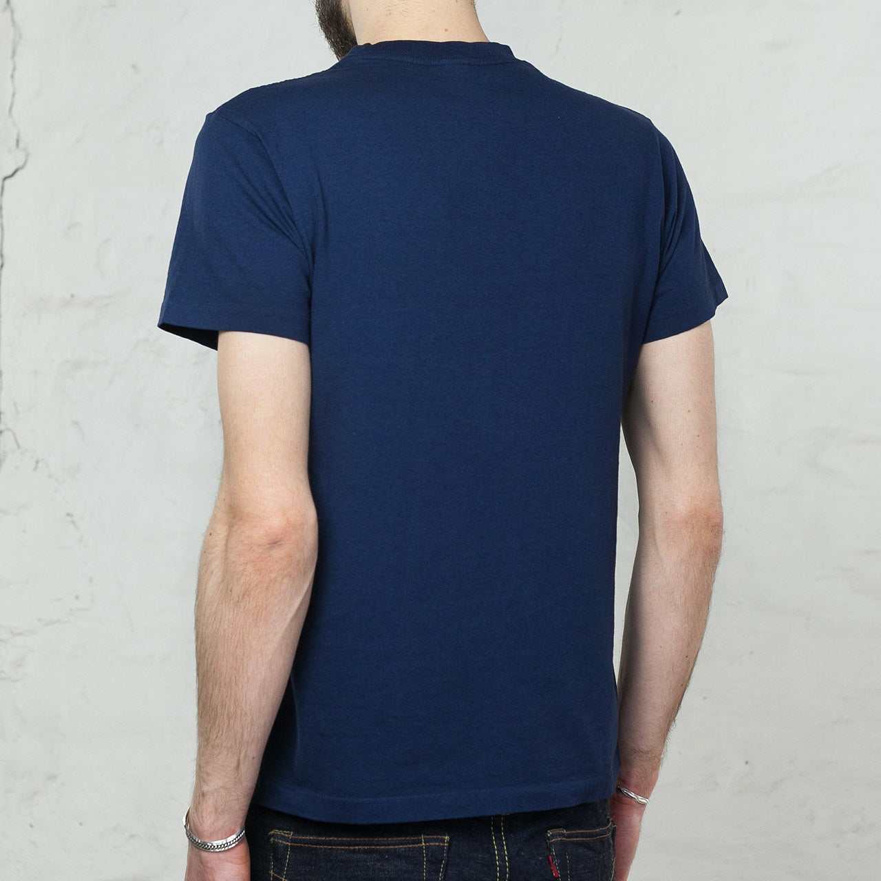 Rundhals Basic T-Shirt Navy