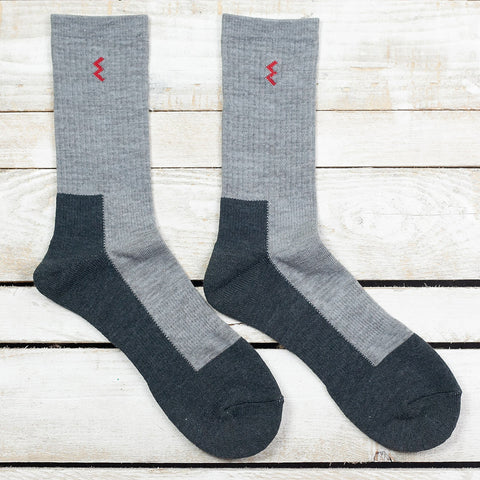 3-Pack Work Boot Socken Grau